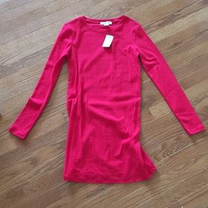 Form fitting little red dress
